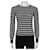 Timeless Chanel gestreifter Kurzflor-Strickpullover - Größe S gebraucht