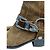 Botas de Tobillo WEST HARNESS de Ante Marrón SAINT LAURENT Talla 38.5 Pre-owned - vista 5