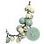 Set di gioielli pastello Chanel composto da collana e bracciale - vista 4