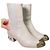 Botines de cuero beige Chanel Paris-Dallas - Talla 37 Usado