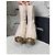 Botines de cuero beige Chanel Paris-Dallas - Talla 37 Usado - vista 3