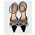 Mach & Mach Silberne Kristall Slingback-Pumps - Größe 39 Gebraucht - Ansicht 2