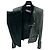 Balmain Grüne Shearling Bikerjacke - Größe 38 Gebraucht - Ansicht 4