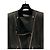 Balmain Grüne Shearling Bikerjacke - Größe 38 Gebraucht - Ansicht 6
