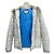 Chaleco puffer Gucci blanco con cuello de rosa - Talla 42 - Usado - vista 4