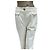 Timeless Pantalones de globalización blancos de algodón Chanel elegantes - Talla 38 - Usado - vista 3