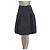 Timeless CHANEL 2014 Schwarzer Tweed Midikilt - Größe 36FR Gebraucht