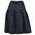 Timeless CHANEL 2014 Schwarzer Tweed Midikilt - Größe 36FR Gebraucht - Ansicht 2