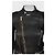 Schwarze Leder-Bikerjacke von Saint Laurent Größe 36/S Gebraucht - Ansicht 4