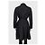 Abrigo trench negro texturizado con cinturón Sonia Rykiel Talla 40/L Usado - vista 3
