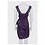 Saint Laurent violettes 100% Seidenkleid mit Gürtel - Größe S Gebraucht - Ansicht 3