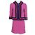 Completo gonna in tweed rosa Gucci - Elegante e versatile IT38/XS usato