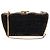 Borsa da sera usata con decorazioni in cristallo nero Judith Leiber