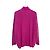 Balenciaga Helles Pink Strick Tunika Pullover mit hohem Kragen Größe L Gebraucht - Ansicht 2