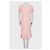 Rosa Viskose Kleid mit Volant Saum von Dolce & Gabbana IT44 gebraucht - Ansicht 3
