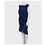 Saint Laurent Blaues Gerade Lockeres Kleid - XL Gebraucht - Ansicht 2