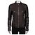 Braune perforierte Lederjacke von Roberto Cavalli - IT40/S gebraucht