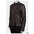 Braune perforierte Lederjacke von Roberto Cavalli - IT40/S gebraucht - Ansicht 2