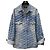 Everyday Oversized Denim-Jacke mit Balenciaga-Logo - XS Gebraucht