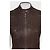 Giacca in pelle perforata marrone Dolce & Gabbana Taglia 42/M usata - vista 4