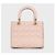 Christian Dior Lady Dior Medium rosa Lederhandtasche gebraucht - Ansicht 3