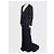Elegantes Lanvin Schwarzes Viskose-Maxikleid - EU 38 / M Gebraucht - Ansicht 2