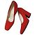 Céline Celine Helle Rote Wildleder Pumps Größe 38 Gebraucht