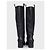 Chanel Two-Tone CC logo Leather Boots - Size 40.5 pre-owned - view 4