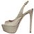 Miu Miu Gold Stiletto High Heel Sandalen - Größe 36 Gebraucht