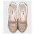 Miu Miu Gold Stiletto High Heel Sandalen - Größe 36 Gebraucht - Ansicht 2
