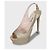 Miu Miu Gold Stiletto High Heel Sandalen - Größe 36 Gebraucht - Ansicht 3