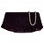 Wallet On Chain Carteira meia-lua roxa Chanel com corrente usada