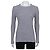 Chanel enganierter grauer Pullover mit Signaturknöpfen Größe 44 Gebraucht