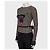 Brauner Cashmere-Wollpullover mit Kristallverzierungen von Sonia Rykiel Größe 36 gebraucht - Ansicht 2