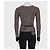 Brauner Cashmere-Wollpullover mit Kristallverzierungen von Sonia Rykiel Größe 36 gebraucht - Ansicht 3