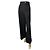 CHANEL 2023 Jeans de pierna ancha a rayas negras y blancas Talla 42