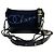 Borsa Gabrielle in ricamo tessile blu navy Paris-Hamburg di Chanel
