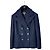 Chanel Navy Blue Wool Double-Breasted Peacoat  Sz.38