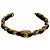 Bracciale in pelle con dettaglio a catena Chanel usato