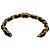 Bracciale in pelle con dettaglio a catena Chanel usato - vista 2