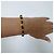 Bracciale in pelle con dettaglio a catena Chanel usato - vista 5