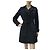 Abrigo trench negro de doble botonadura Burberry - Talla 40 Usado
