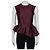 Top peplum de seda burdeos Christian Dior - Talla M / FR38 De segunda mano