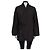 Balenciaga Black Polyamide Oversized Wrap Jacket Coat Sz. 34/XS pre-owned
