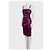 Lila Satin ärmelloses Kleid Dolce & Gabbana Größe 40fr/L gebraucht - Ansicht 4
