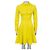 Abito camicia aderente in misto cotone giallo Christian Dior IT 42/M usato