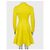 Abito camicia aderente in misto cotone giallo Christian Dior IT 42/M usato - vista 3