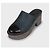 Chanel Black Leather Block Heel Clogs Size 38 Pre-owned - view 3