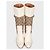 Gucci White Textile & Leather Ankle Boots - Size 37.5 Pre-owned - vista 2