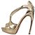 Alexander McQueen Gold Stiletto Sandalen Größe 38 Gebraucht